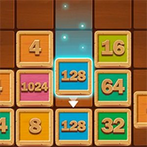 Merge Numbers: Wooden Edition Online Puzzle Game