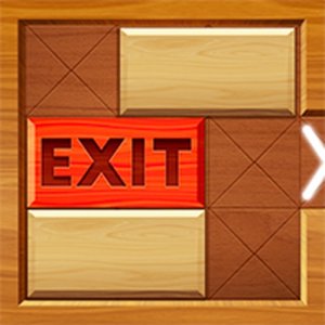 EXIT: Unblock Red Wood Block Puzzle Game