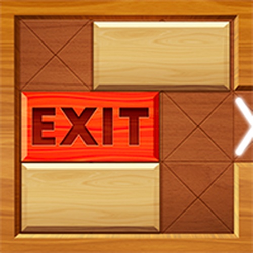 EXIT: Unblock Red Wood Block Puzzle Game