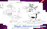 Aliens Coloring Galaxy Page: Free Online Coloring Book Game
