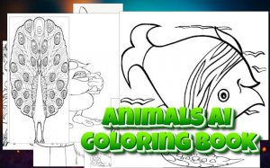 Animals AI Coloring Book: Free Online Coloring Game