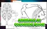 Animals AI Coloring Book - Free Online Coloring Game for Kids - Art Game