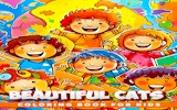 Beautiful Cats Coloring Book - Free Online Coloring Game for Kids - Art Game