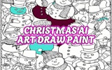 Christmas AI Art Draw Paint - Coloring Book Online Game - Coloring Game