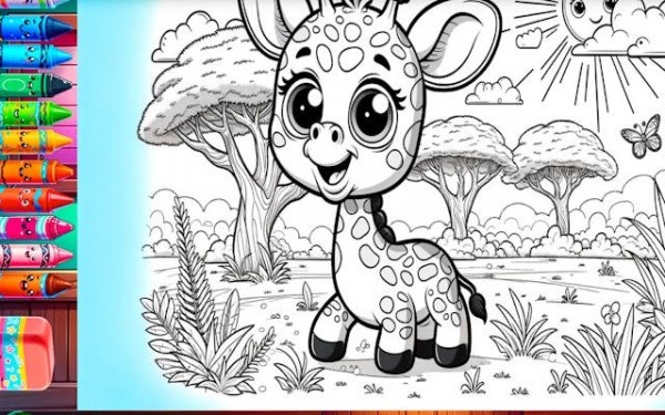 Coloring Book Cute Animals - Free Online Coloring Game for Kids
