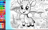 Coloring Book Cute Animals - Free Online Coloring Game for Kids