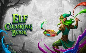 Elf Coloring Book: Magical Art & Creativity Online Game