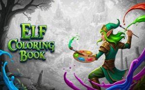 Elf Coloring Book: Creative Art