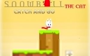 Snowball the Cat: Catch and Go Runner Online Game