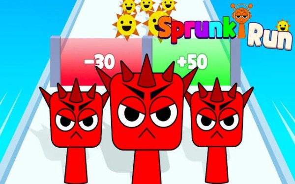 Sprunki Run: Endless Math Adventure Online Game