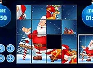 Festive Tile Shift Puzzle