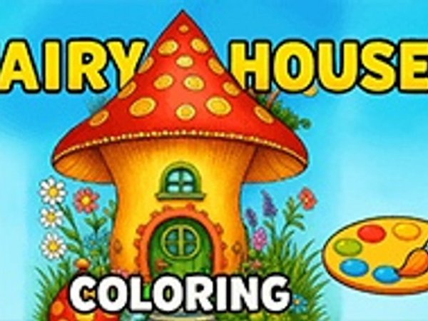 Fairy House Coloring Online Game
