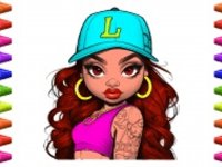 Charming Girls Coloring Dress Up Online Game - Dress Up Game