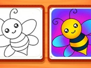 Bee Coloring Game Online