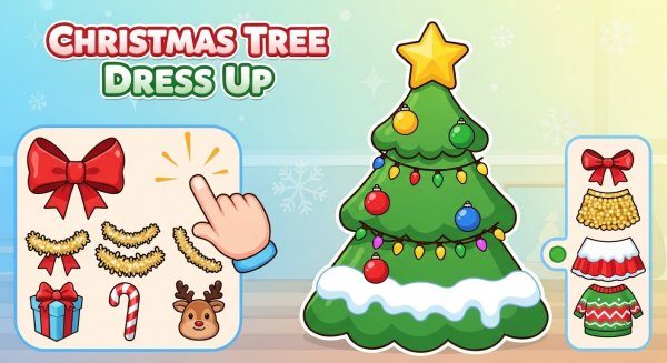 Christmas Tree Dress Up Online Game