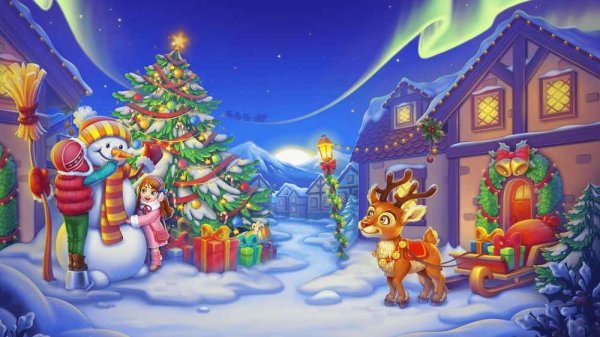 Snow Farm Happy New Year Online Game