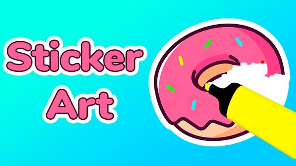 Sticker Art: Creative Sticker Design Game